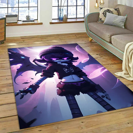 2025 New Style Cartoon Murder Drones Uzi Robot 3D Rug Carpet for Living Room Bedroom Home Decor, Non-slip Sofa Doormat Floor Mat