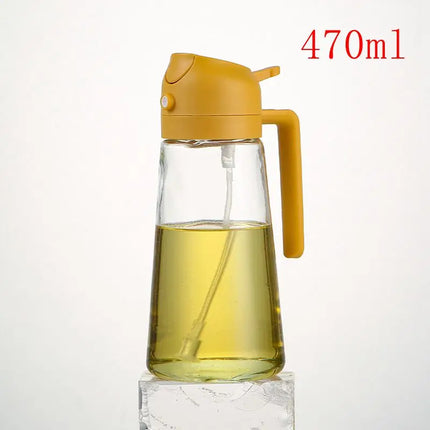 1pc 100/200/300/500ml Oil Spray Pot Kitchen Household Edible Olive Oil Spray Bottle Atomized Misty Oil Tank Air Fryer Spray Bott