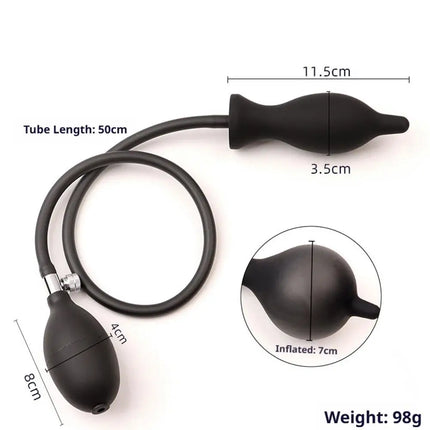 Inflatable Anal Plug Butt Expander for Women Dildos Vaginal Dilator Sex Toys Men Gay Couple Tool for Solo Adventures Couples Pla