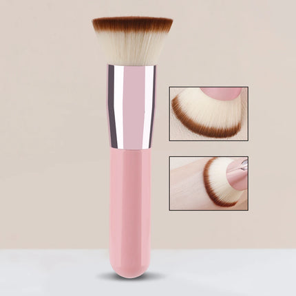 1Pcs large flat head foundation make-up BB cream liquid foundation soft hair seamless makeup brush concealer