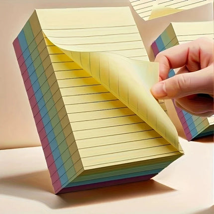 2025 11 Pcs Fluorescent Color Sticky Note Posted It Note Pads Stickers Planner Sticker Notepad Memo Pad School Office Supplies