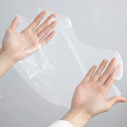 Plastic Film Neck Masks Wrap Disposable Transparent DIY Neck Stickers Paper Ultra Thin Beauty Skin Care Tool Kits