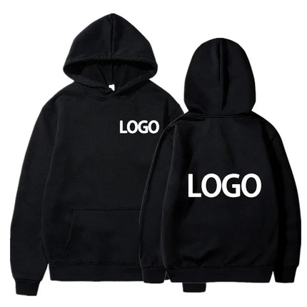 Men's and Women's Hooded Pullover, Customized Team Loose Casual Clothing, Fashionable and Personalized 80% Polyester, 20% Cotton