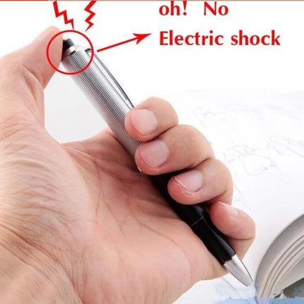 1pcs Creative Electric Shock Pen Toy Electric Person Writing Pens Utility Gadget Gag Joke Prank Trick Novelty Friend's Best Gift