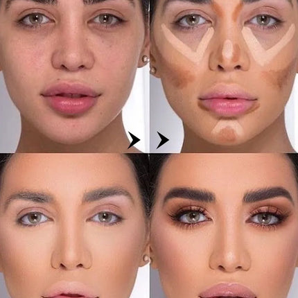 Julystar 6 Color Concealer Waterproof Portable Concealer Speckle Tattoo Cover Up Skin Liquid Foundation 16 Hr Lasting Cosmetics