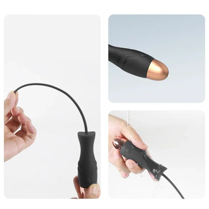 Male Urethral Vibrator Soft Silicone Urethral Dilator Set Catheter Penis Plug Sounding Horse Eye Stimulation for Probe  AdultMan