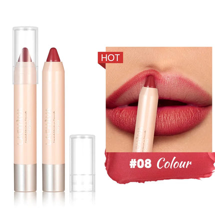 Matte Finish Waterproof Lip Liner 8 Colors Long Lasting Lip Pencil Contour Pen Sexy Red Tint For Perfect Lip Makeup