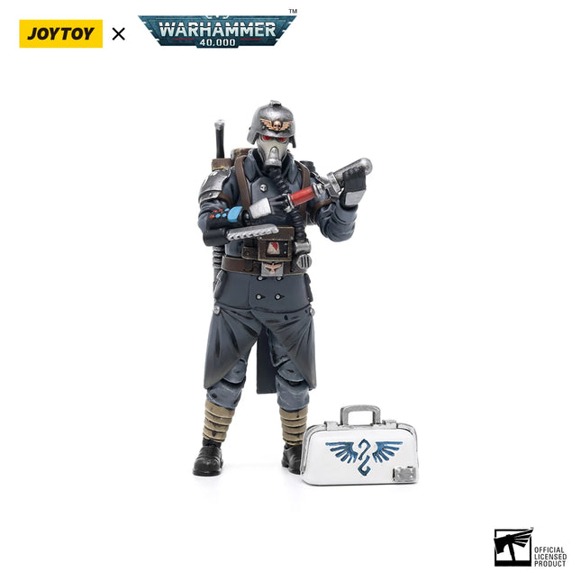 JOYTOY Warhammer 40k 1/18 Action Figures Astra Militarum Death Korps of Krieg Veteran Squad  Sergeant