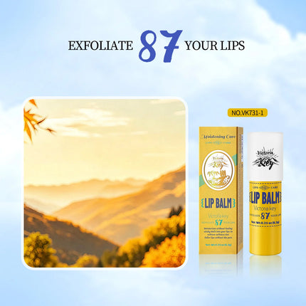 Moisturizing Lip Balm with Plant Extracts - Nourish & Exfoliate Lips Anytime, Anywhere