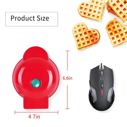 Electric Mini Waffles Maker Machine Kitchen Cooking Appliance for Kids Breakfast Dessert Pot Small Fried Eggs Cake Oven