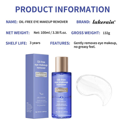 Gentle Makeup Remover Waterproof Formula Effectively Cleans Mascara Eyeliner Pigmented Eyeshadow And Brow Pomade