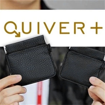 VDR Quiver Plus By Kelvin Chow (Gimmicks and Online Instructions) Close-up Magic Tricks professional Amazing Genuine Leather