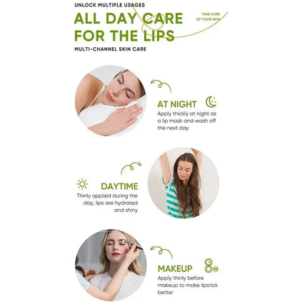 Refreshing Moisturizing Repair Lip Balm Aloe Vera Vitamin Essence Double Protection Hydrating Lip Balm Beauty Skin Care
