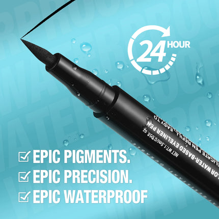 1PC liquid eyeliner pen, waterproof and sweat proof, non smudging, easy to apply, easy to apply, creating perfect eye makeup