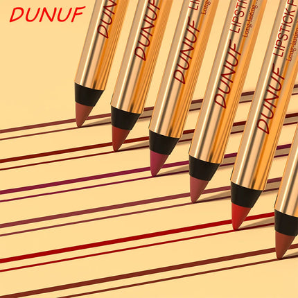 Waterproof Matte Lipliner Pencil Dark Red Contour Tint Lipstick Long Lasting Non-stick Cup Lip Liner Sexy Lips Makeup Cosmetics