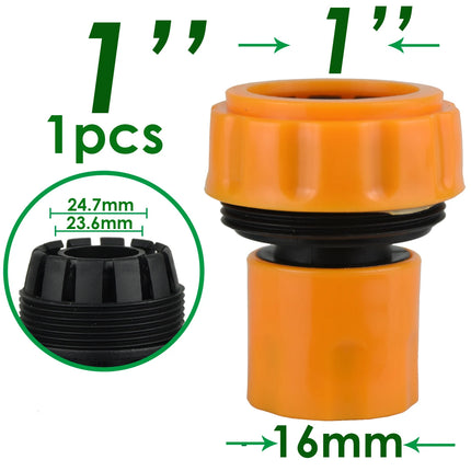 KESLA 1 3/4 1/2 inch Garden Water Hose Quick Connector Pipe Extension Coupler Fitting 25 20 16mm Repair Joint Irrigation System