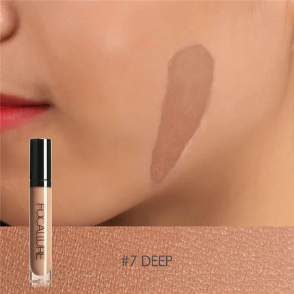 Wholesale FOCALLURE 7 Colors Face Concealer Waterproof Full Coverage Moisturizing Smooth Liquid Foundation Makeup Cosmetics