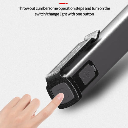 Multifunctional Work Light Cob Flashlight USB C Rechargeable, Aluminum Alloy Magnetic Pen Clip Headlamp Hand Free