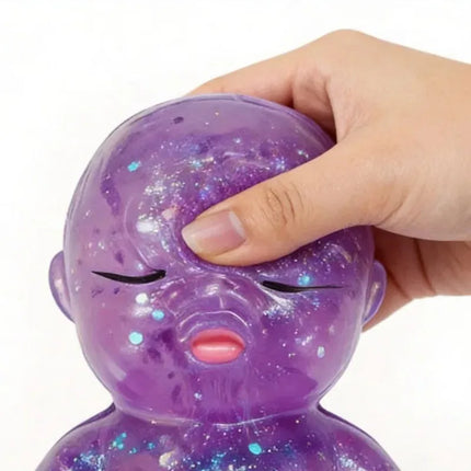 Soft Shiny Silicone Squish Toy Stretchy Slow Rebound Hand Toy Daily Mood Calming Plaything Ideal Party Present for All People