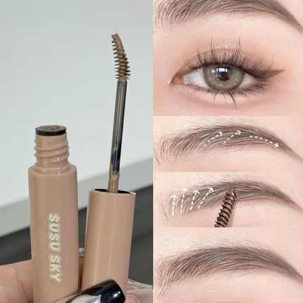 Natural Dyeing Eyebrow Cream High Pigment Long-lasting Waterproof Natural Wild Eye Brow Tint Enhancer Brow Mascara Cosmetic