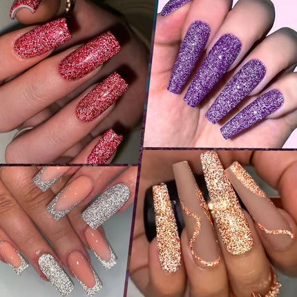 7Ml Reflective GlitterGel Nail Polish Bright Sparkling Silver Color Semi-permanent Soak Off Nail Art UV Varnish Nail Supplies