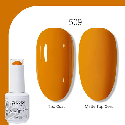 Arte Clavo TPO FREE HEMA FREE Gel Nail Polish UV Multi Use Semi Permanent Soak Off Autumn Winter Nail Art Hybrid Varnish 15ml