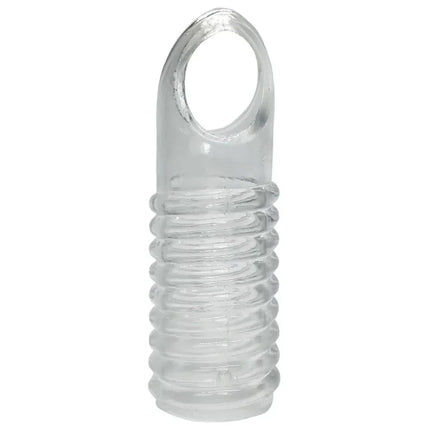 New Reusable Penis Sleeve Glans Penis Enlarger Extender Delay Ejaculation Cock Ring Sex Toys for Men Couples