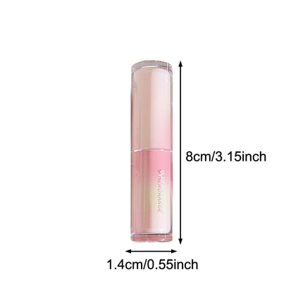1Pc HERORANGE Water Gloss Mirror Lipstick Crystal Jelly Transparent Lip Stick Moisturizing Long-lasting Solid Lip Gloss Makeup