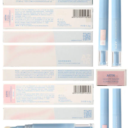 AZTK Concealer Brightening Liquid Pen Patch Cream Covering Spots Acne Marks Dark Circles Tear Trough Expansion Highlighting