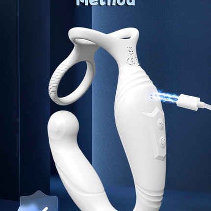 Male Sex Toys Rotating Anal Vibrator Prostate Massager Dual Penis Ring Cock Rings Anal Butt Plug Vibrators Anal Toys for Men 18+