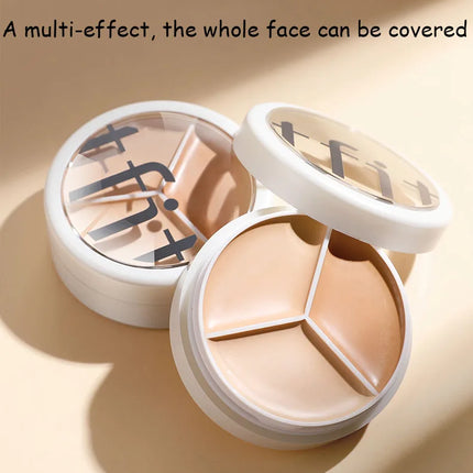 TFIT 3 Colors Concealer Palette Professional Makeup Face Eye Contour Face Spot Concealer Dark Circle Correcting Face Makeup