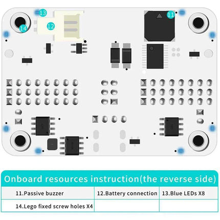 Elecfreaks Wukong Micro:Bit Extension Board Adapter Mechanical Finger Programmingfor Building Blocks Education Program Learning