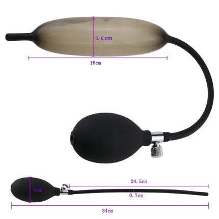 Sex Toys Inflatable Expandable Penis Plug Urethra Catheter Dilator Horse Eye Stimulation Male Masturbator Penis Insert Device