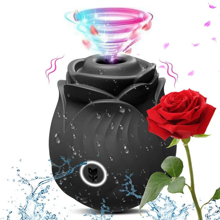 Sucking Vibrator Rose-Toy Sex Toys Clitoral Vibrator for Women Couples Clit Sucker Nipple Stimulating  Female Masturbating 18+