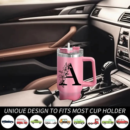Personalized 40oz Tumbler with Name Custom Mother's Day Gifts Tumbler Metal Stainless Steel Vacuum Thermal Coffee Tea Mug