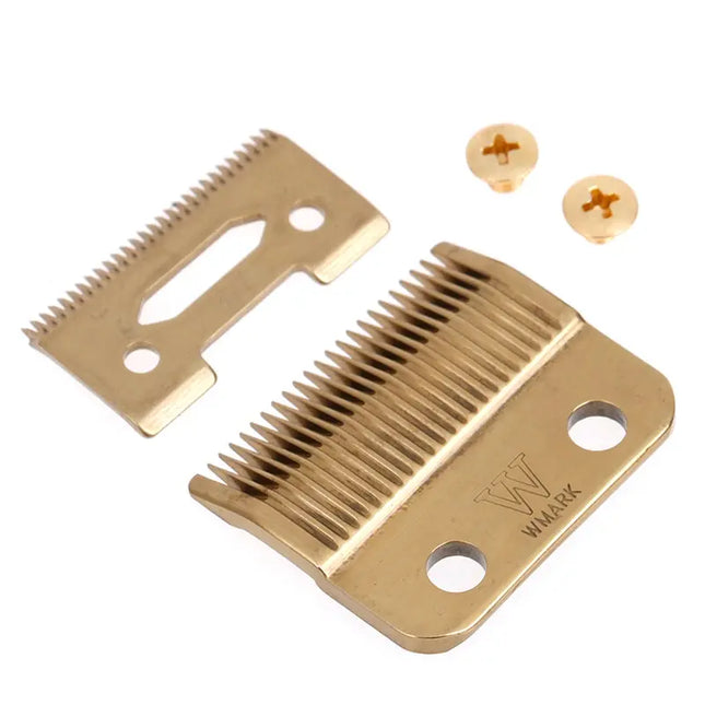 Movable Replacement Blade Professional Hair Clipper Blade Carton Steel Accessories Golden For Choice Golden Screws Hair Trimmer