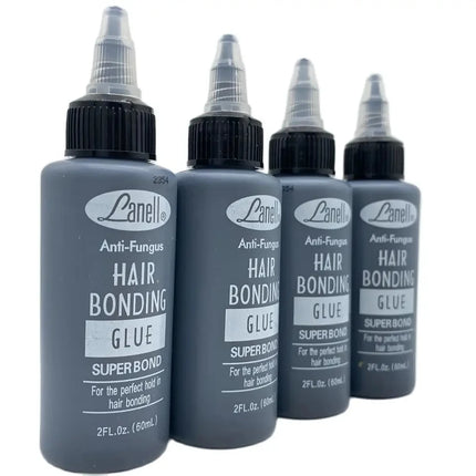 1pcs/2pcs 1Oz/ 2Oz/4Oz Lanell Black Hair Weaving Bond Anti-fungus Hair Bonding Glue SUPER BOND for the perfect hold in bonding