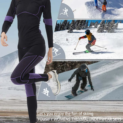 Womens Thermal Underwear Sets Womens Long Johns Underwear Thermal Wear for Women Thermal Set Winter