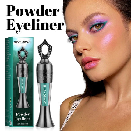 BIO-DIMOT Long-Lasting Smudge-Proof Powder Eyeliner - Water-Resistant, Multi-Use for Natural & Bold Eye Looks, Perfect Gift for