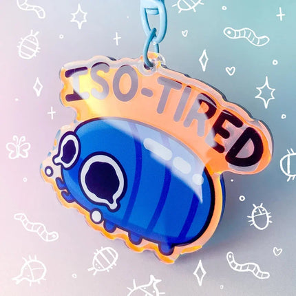 ug Keeper 3.5 Inch Shaker Acrylic Charm Critter Keeper Keychain Nature Cute Isopod Stag Hercules Beetle Worm