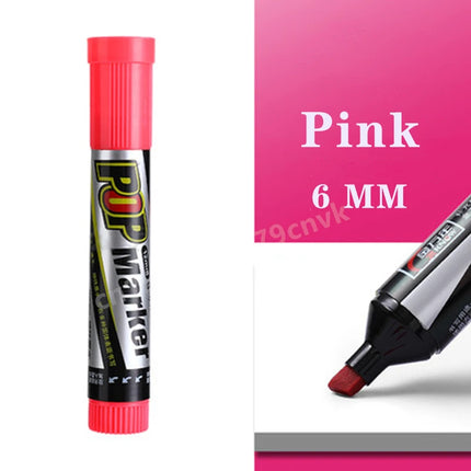 POP Waterproof Paint Permanent Sketch Graffiti Refillable Markers Pen Drawing Poster Manga Office School Art Stationery Supplies