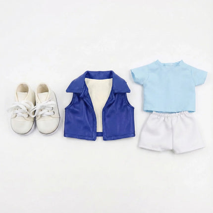 18-inch American Girl and 43cm new reborn doll accessories leather vest, perfect baby gift for our generation