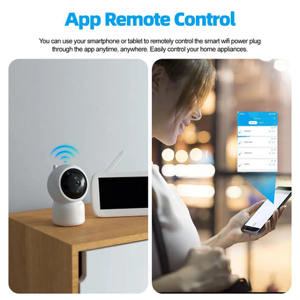 Matter Smart Home Plug Outlet Switch Relay Breaker Timer Voice Control APP Work With Alexa/Google Home/Smartthings/Home-Kit Siri