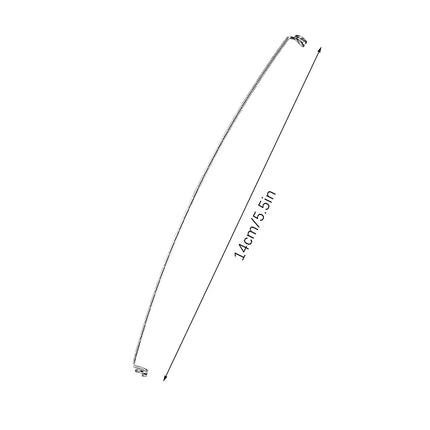 10Pcs Replacement Cheese Slicer Wires 5.5 Inch Stainless Steel Cheese Cutter Cheese Wire Pie Slicers for Cut Cheese Meats