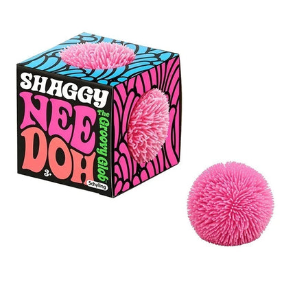 Needoh Mini 3 Pack Fuzz Ball Stress Teenie Squishy Sensory Toy The Groovy Glob Relief Fidget Non-Toxic Soft Balls for ADHD Gift