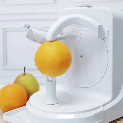 Electric Orange Peeler Automatic Rotating Fruits Vegetables Cutter Stainless Steel Electric Peeler For Fruit Vegetables