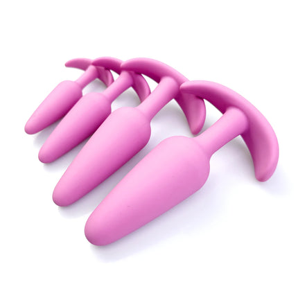 4 Sizes silicone anal plug Adult masturbation sexual wellness Stimulator Anal g-point massage anal massage dilatancy toys