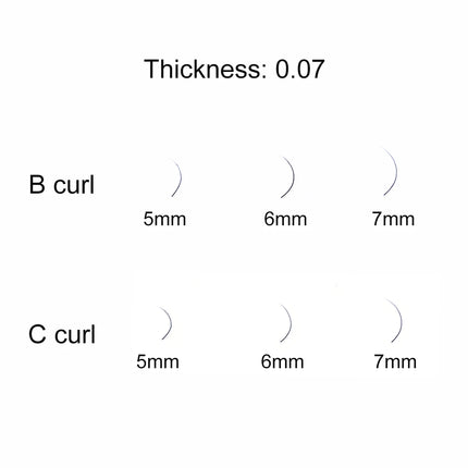 Short Eyelash Extensions 5mm 6mm 7mm Bottom Lash Under Eyelashes Eyebrow Lashes Makeup Tools