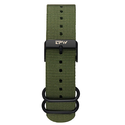 2024 TPW Field Watch Easy-Read Fabric Strap 24-Hour Display Quartz Movement