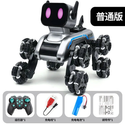 In Stock Intelligent Remote Control Stunt Robot Dog Eight Wheel Electric Mechanical Robot Electronic Pet For Outdoor Hobbyists